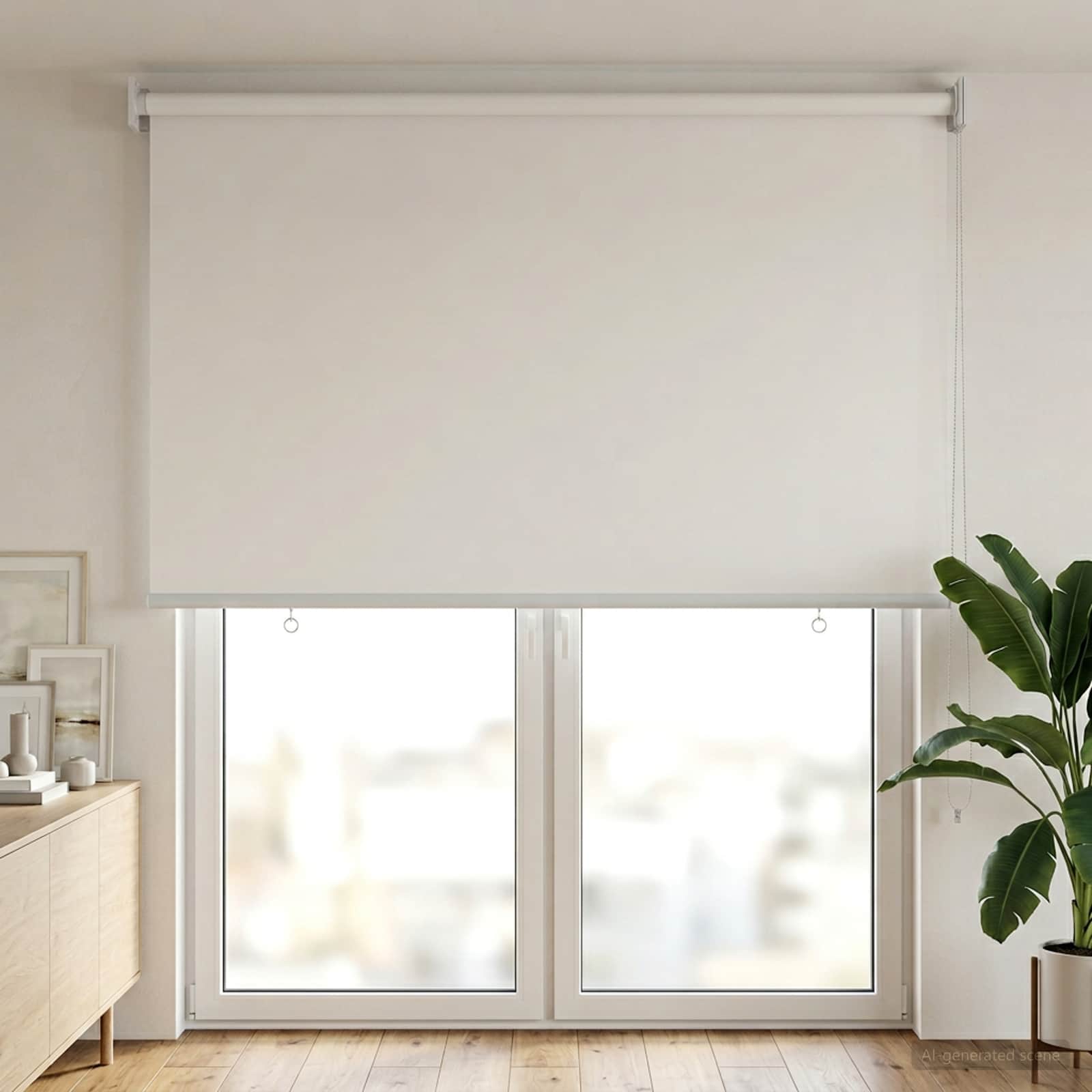 Roleta zaštita od UV zračenja Bijela 60 x 230 cm Poliester