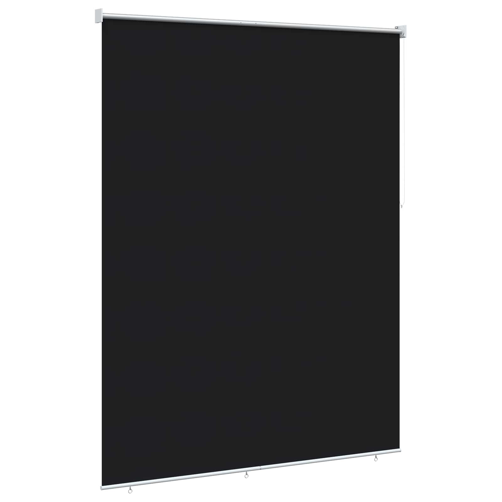 Roleta zaštita od UV zračenja Crna 160 x 140 cm Poliester