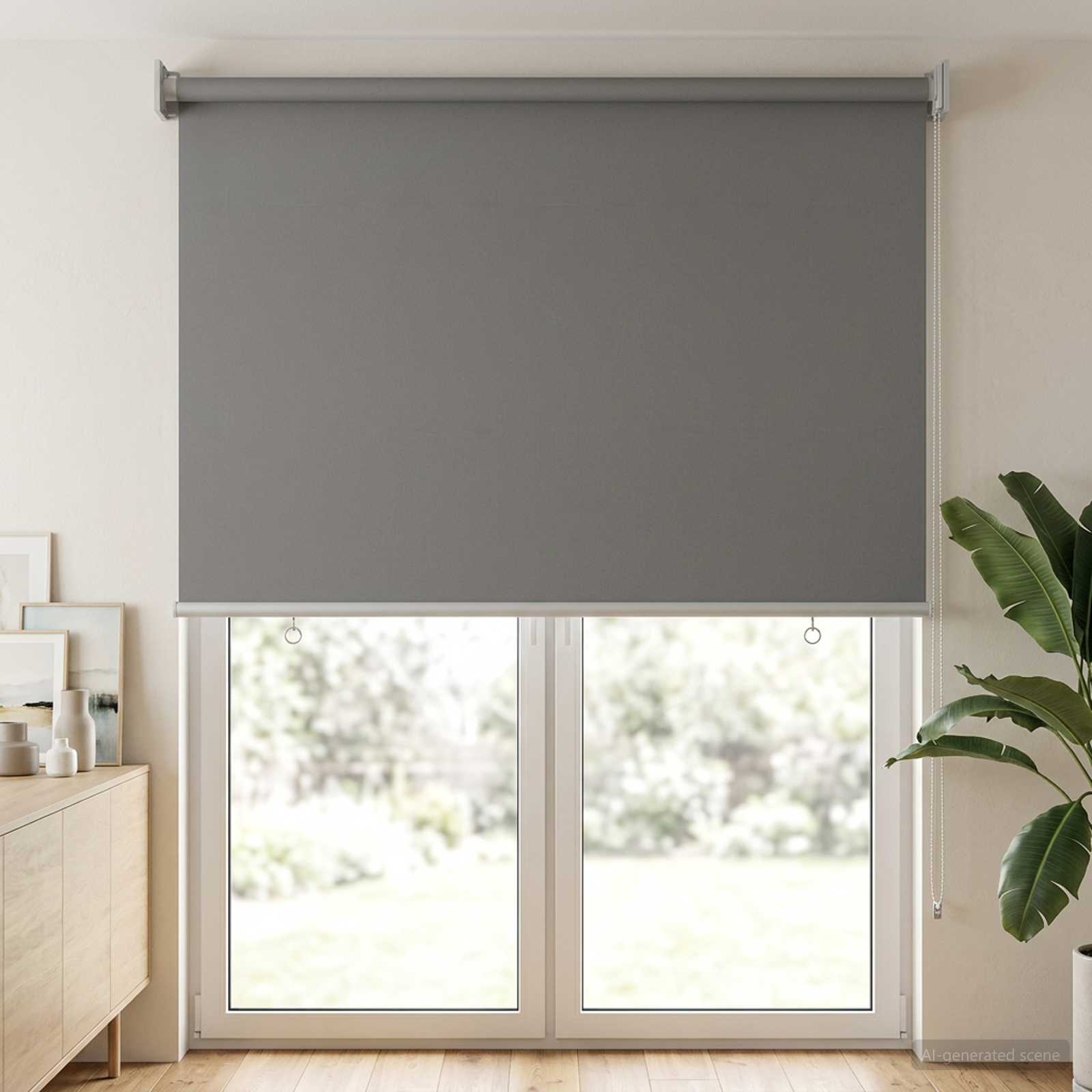 Roleta zaštita od UV zračenja Svjetlosiva 60 x 230 cm Poliester
