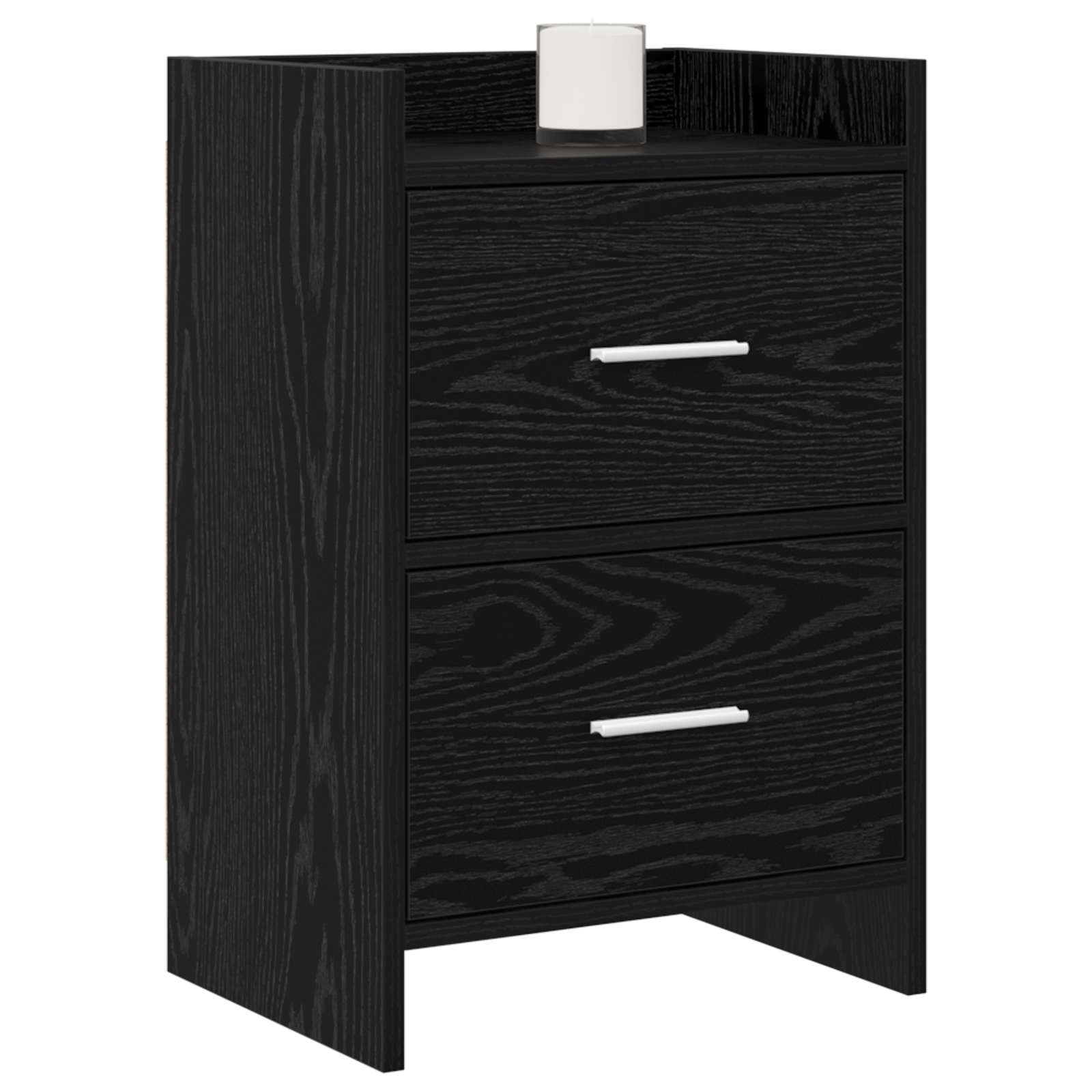 Noćni ormarići Crni hrast 40 x 30 x 60 cm Konstruirano drvo