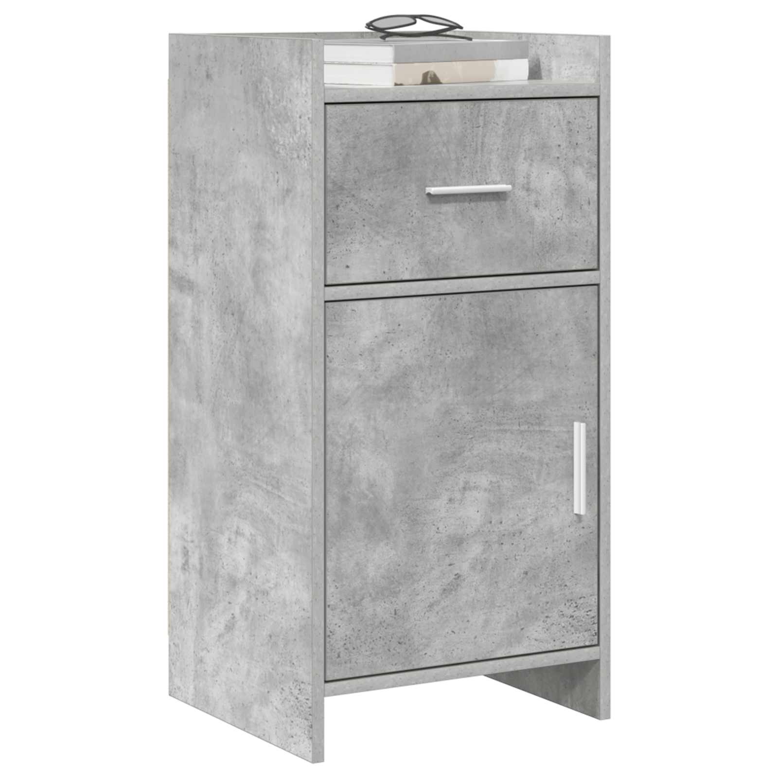 Kreveta Betonska siva 40 x 36 x 80 cm Konstruirano drvo