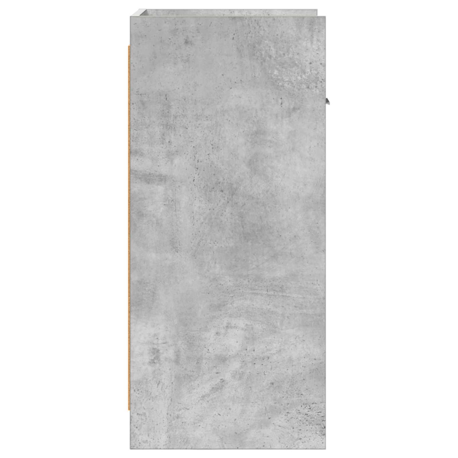 Kreveta Betonska siva 40 x 36 x 80 cm Konstruirano drvo