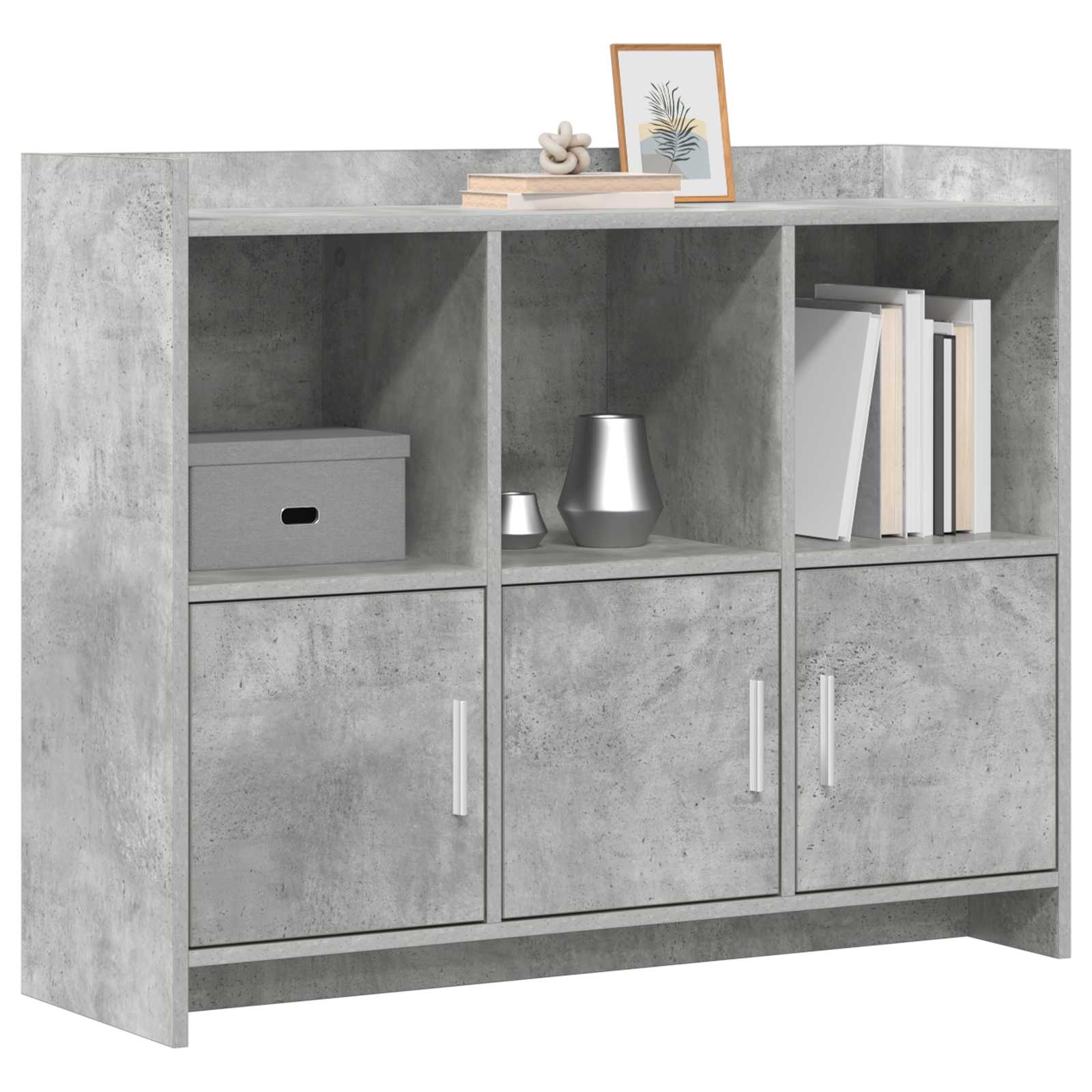 Kreveta Betonska siva 98,5 x 33 x 80 cm Konstruirano drvo