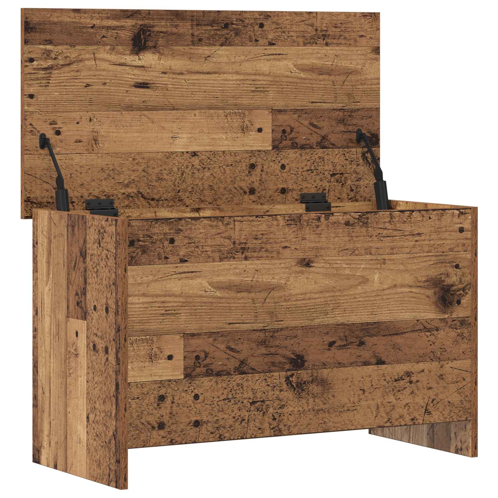 Skladišni kovčeg Staro drvo 80 x 40 x 50 cm Konstruirano drvo
