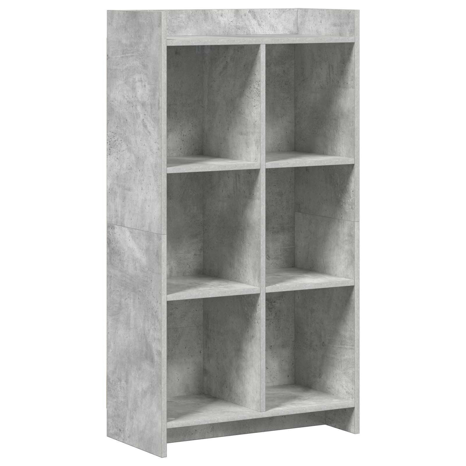 Police za knjige Betonska siva 59 x 30 x 111 cm
