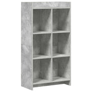 Police za knjige Betonska siva 59 x 30 x 111 cm