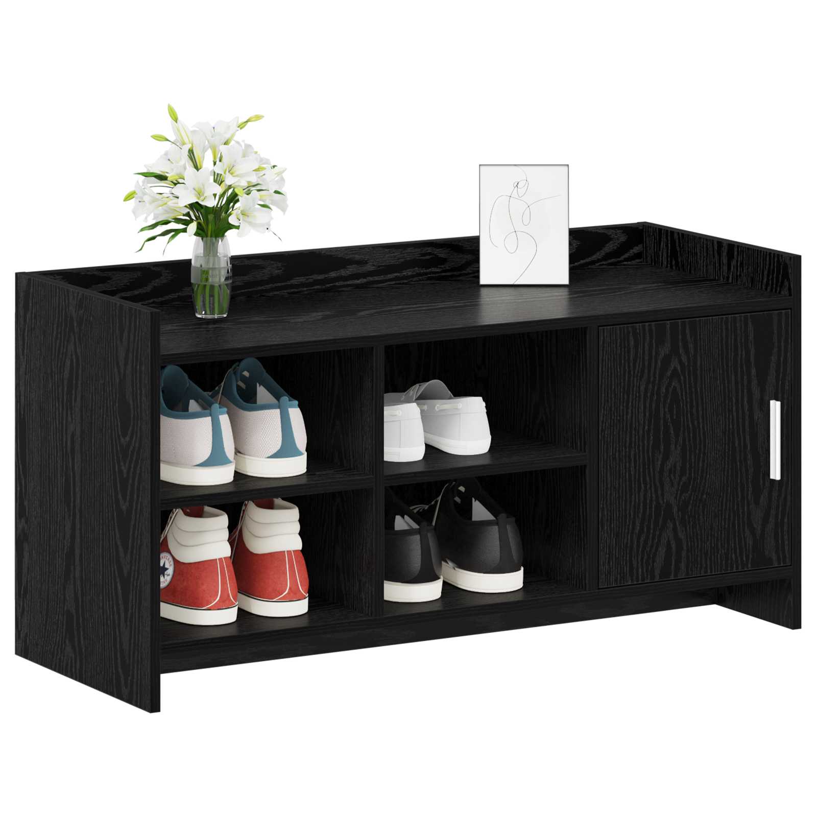 Ormar za cipele Crni hrast 100 x 39,5 x 51 cm Konstruirano drvo