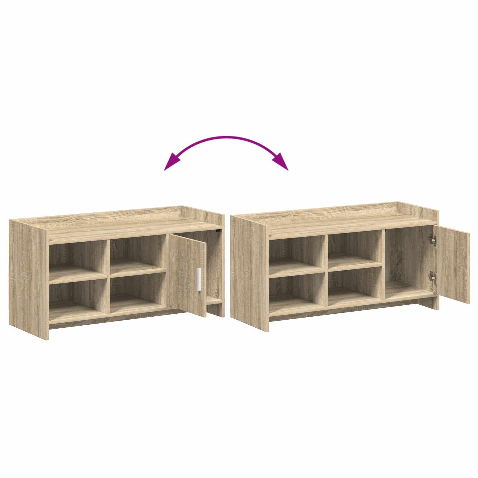 Ormar za cipele s pohranom Hrast sonoma 100 x 39,5 x 51 cm