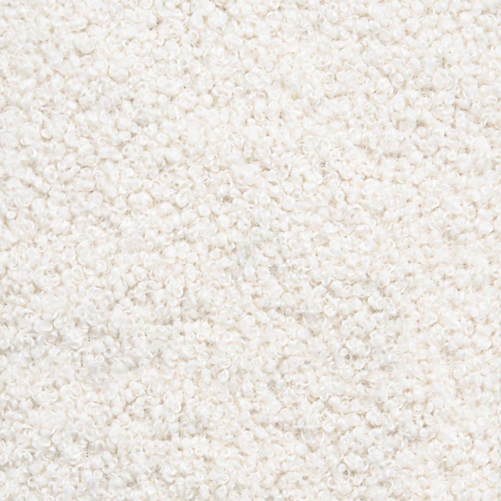 Oblikovana klupa s naslonjačem Krem 110 x 60 x 76 cm Bouclé