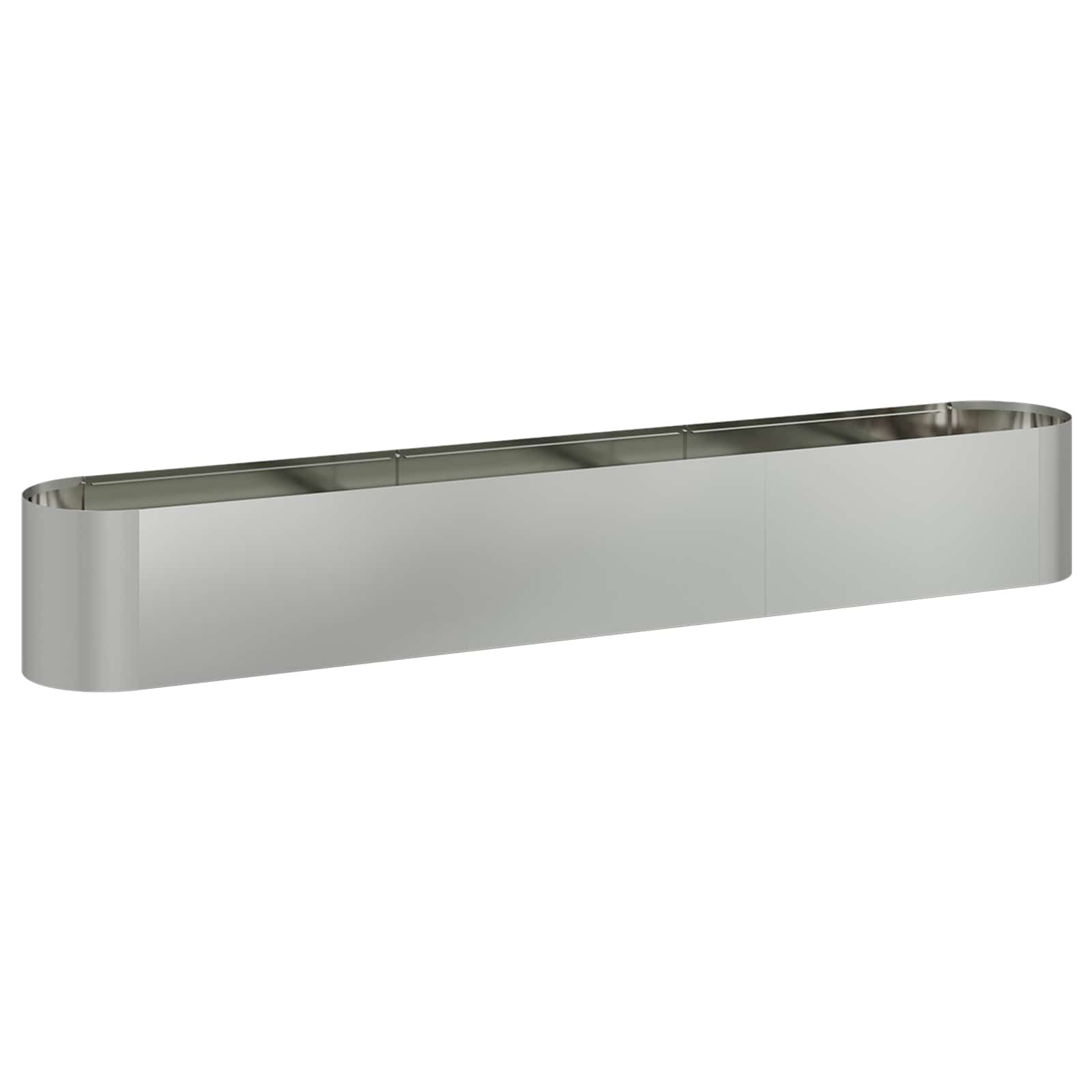 Povišeni vrtni krevet Pocinčani čelik 280 x 40 x 40 cm