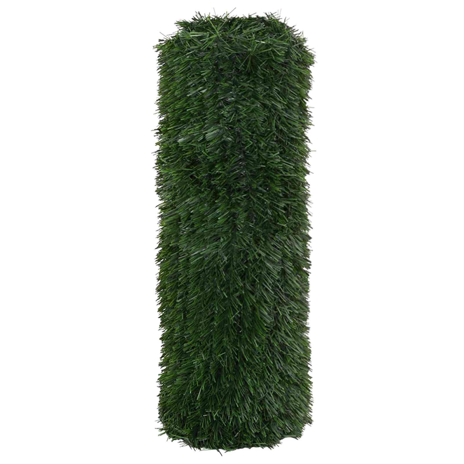 Umjetna ograda Tamnozelena 1 x 4 m PVC i čelik