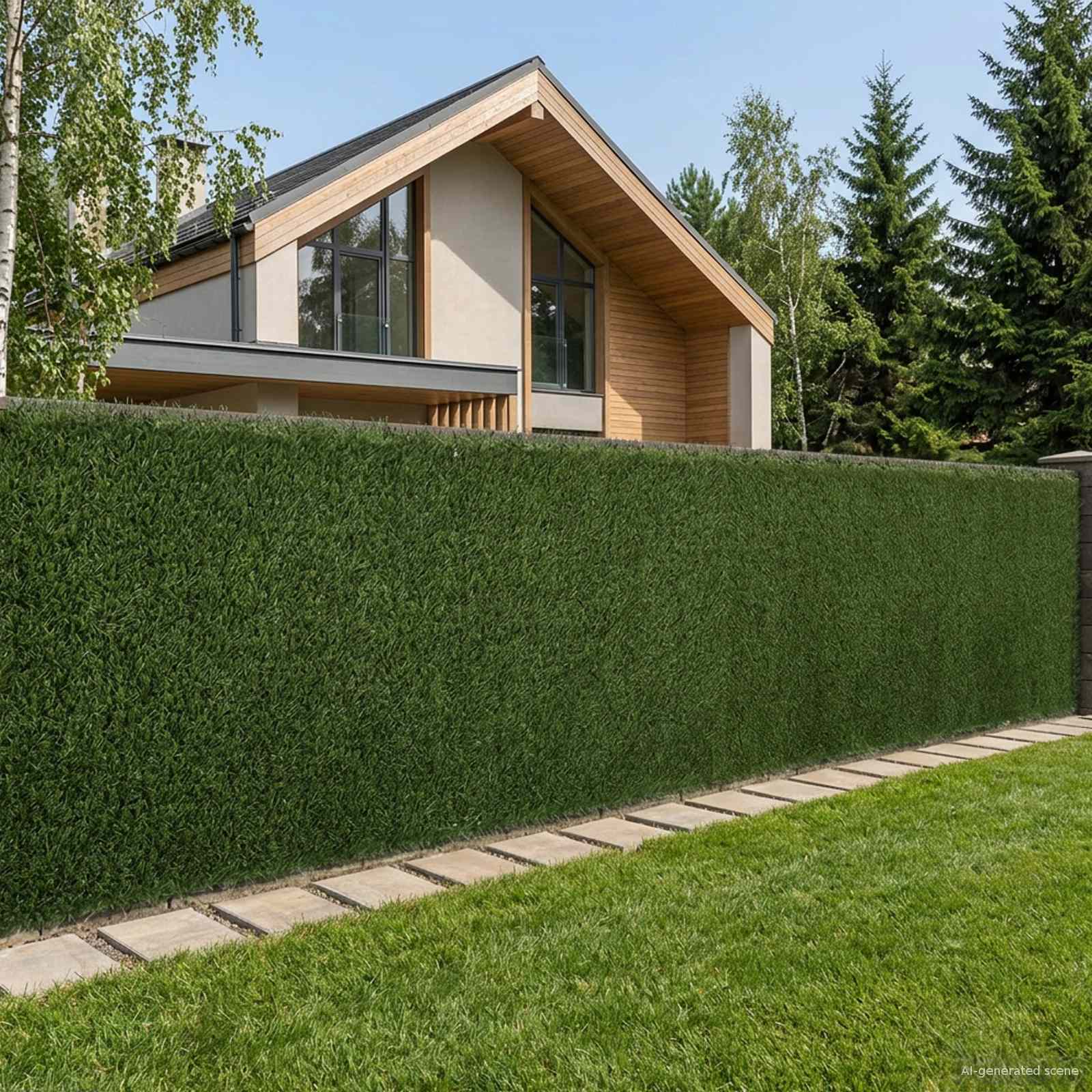 Umjetna ograda Svijetlo zelena 1 x 3 m PVC i čelik