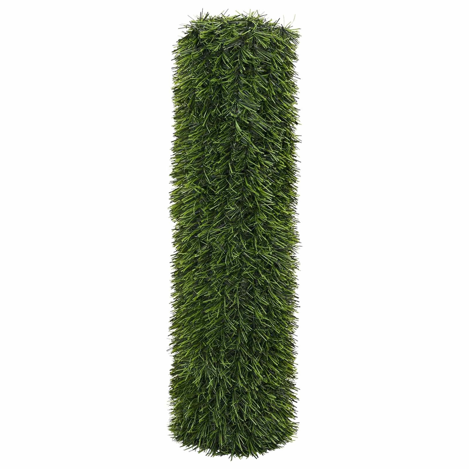 Umjetna ograda Svijetlo zelena 1 x 6 m PVC i čelik