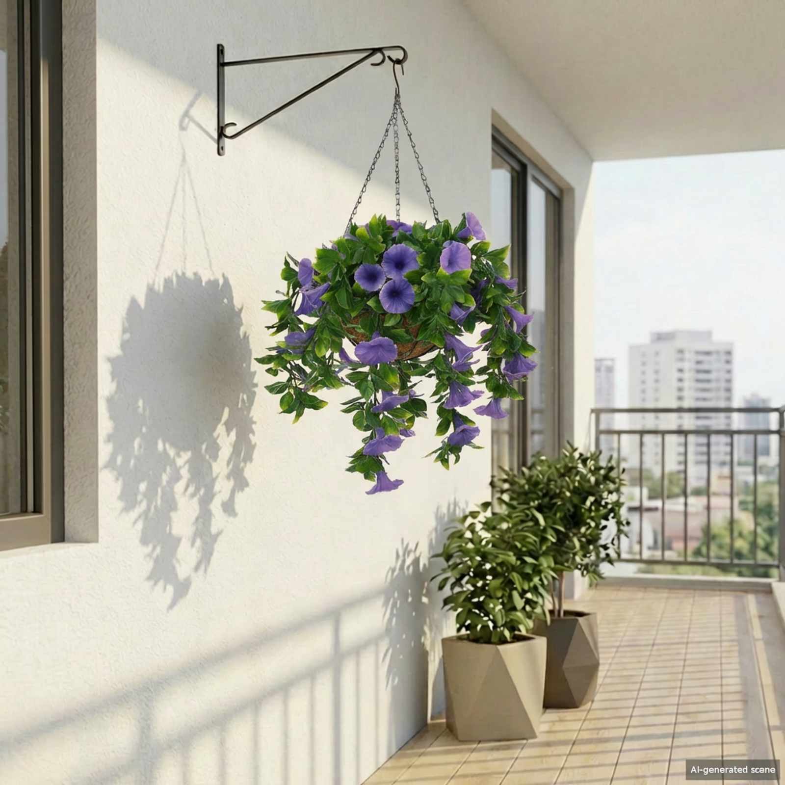 Umjetni cvjetovi Ljubičasta 66 x 75 x 70 cm PE i čelik