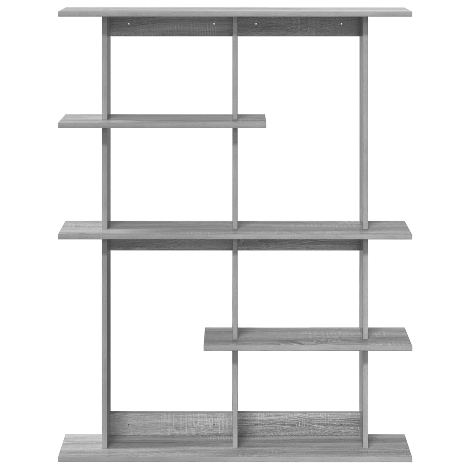 Polica zidna Siva 102 x 20 x 130 cm Konstruirano drvo