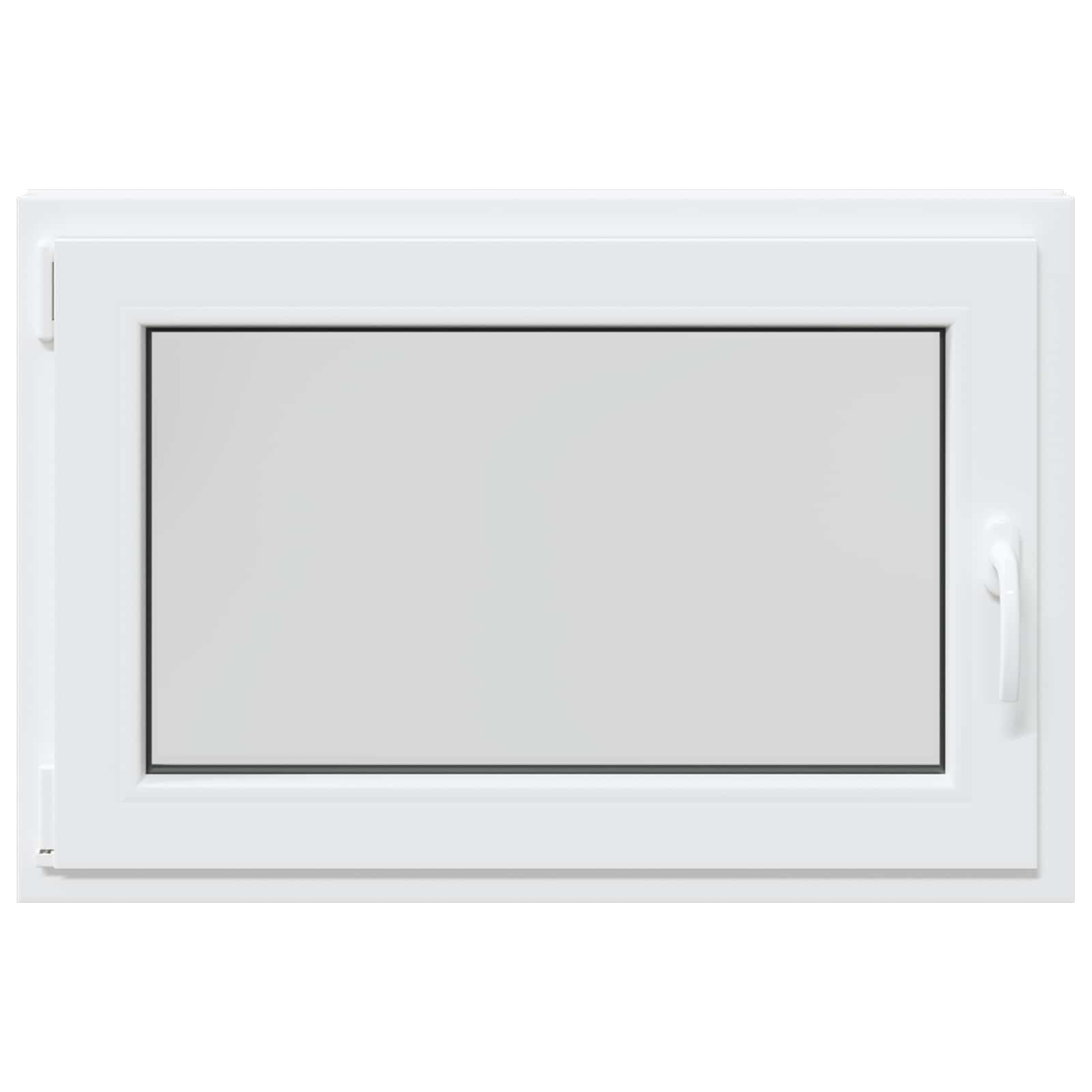 Prozor za podrum RISOR 90 x 70 cm PVC i staklo Bijela