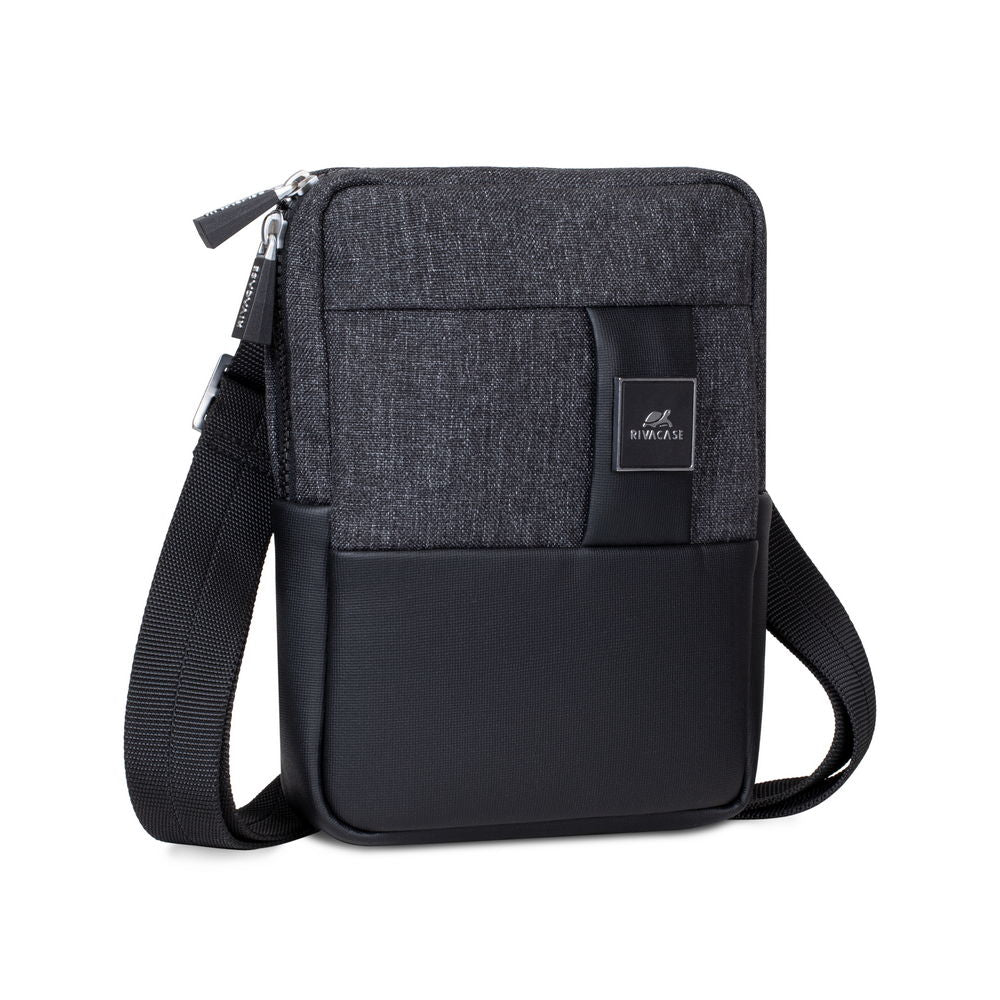 Torba RivaCase 8" Lantau 8810 Black Melange Crossbody bag for Tablets