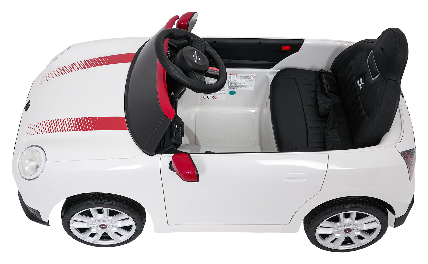 Licencirani auto na akumulator Mini Cooper - bijeli