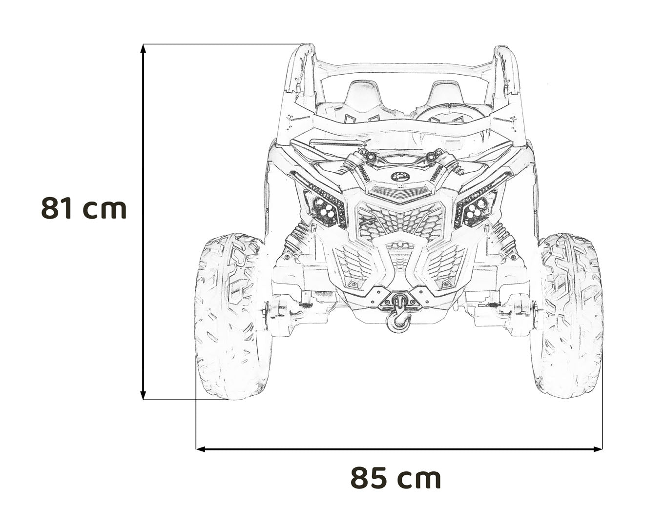 Buggy na akumulator Maverick Turbo RR 4x4 - DVOSJED - sivo/plavi