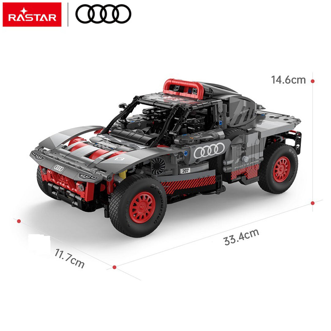 Car Blocks 1:14 Audi RS Q e-tron Gray RASTAR