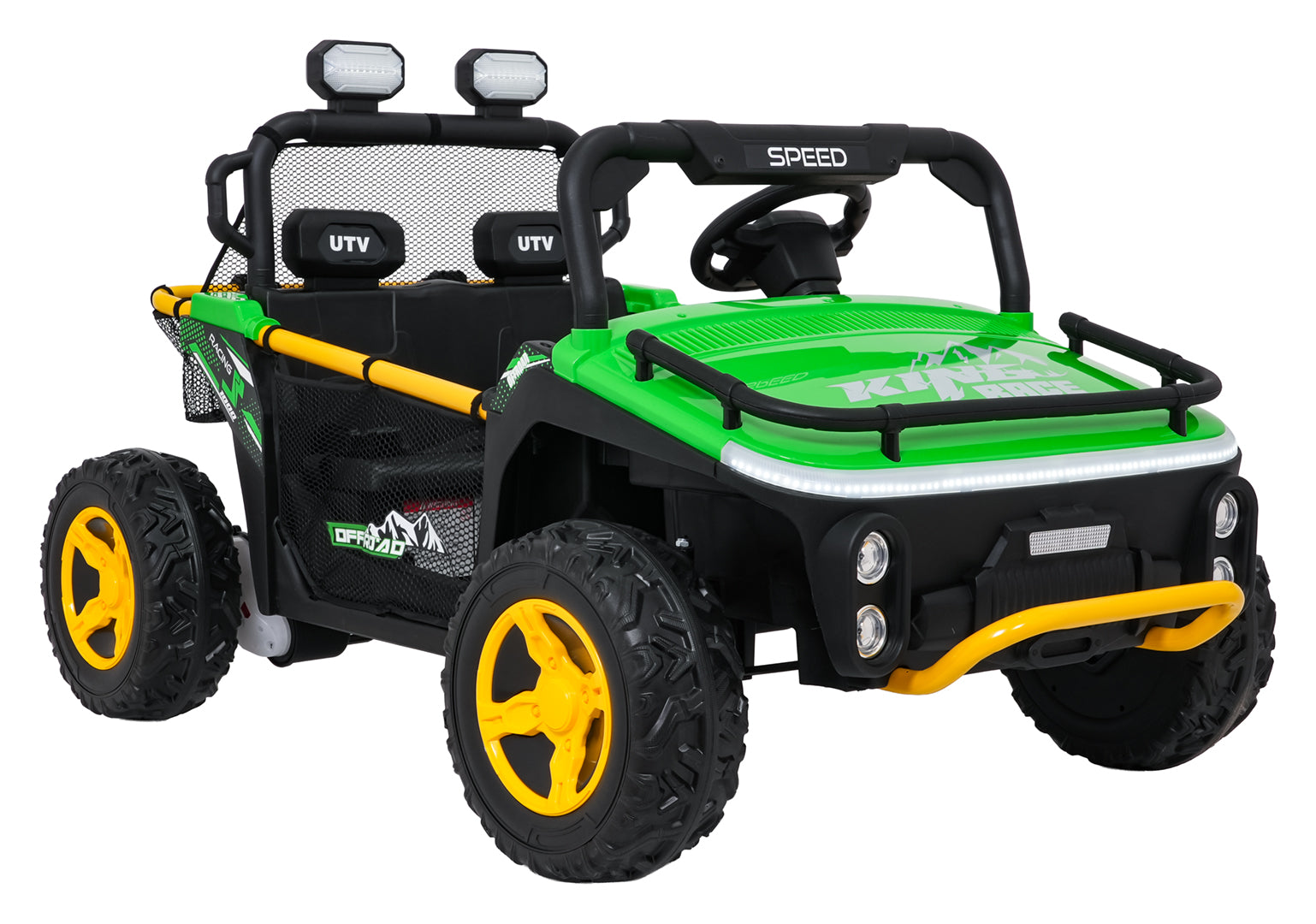 Buggy na akumulator UTV SPEED 2x80W- dvosjed - zeleni