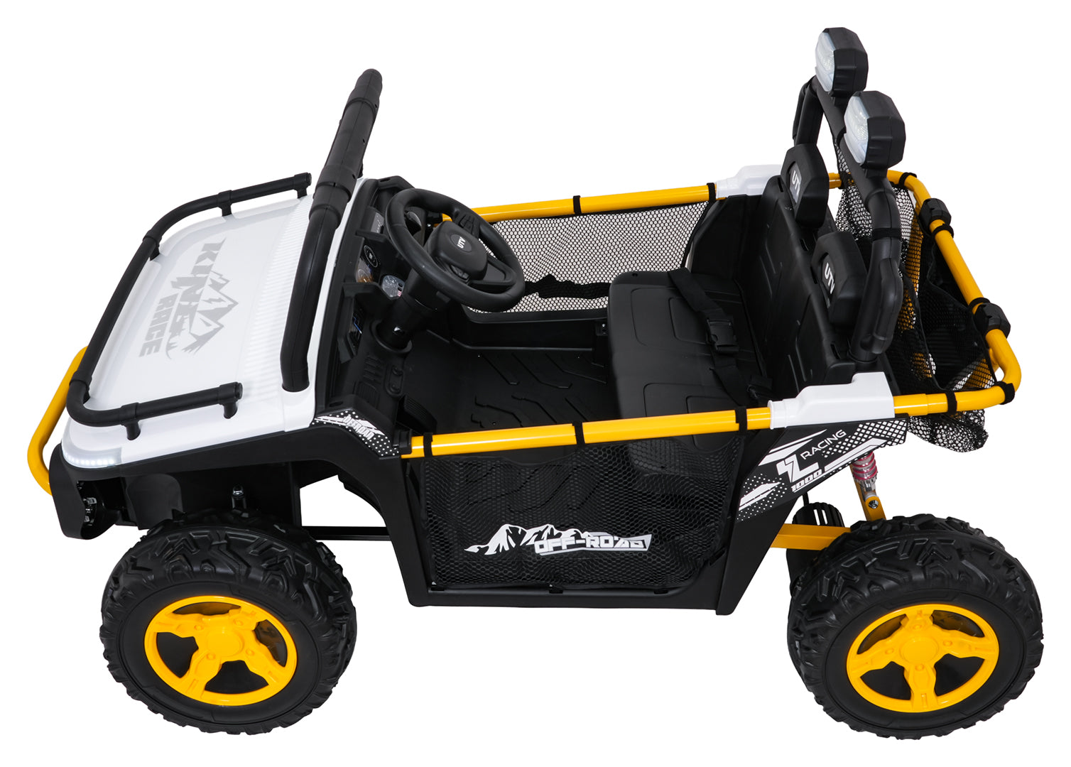 Buggy na akumulator UTV SPEED 2x80W- dvosjed - bijeli