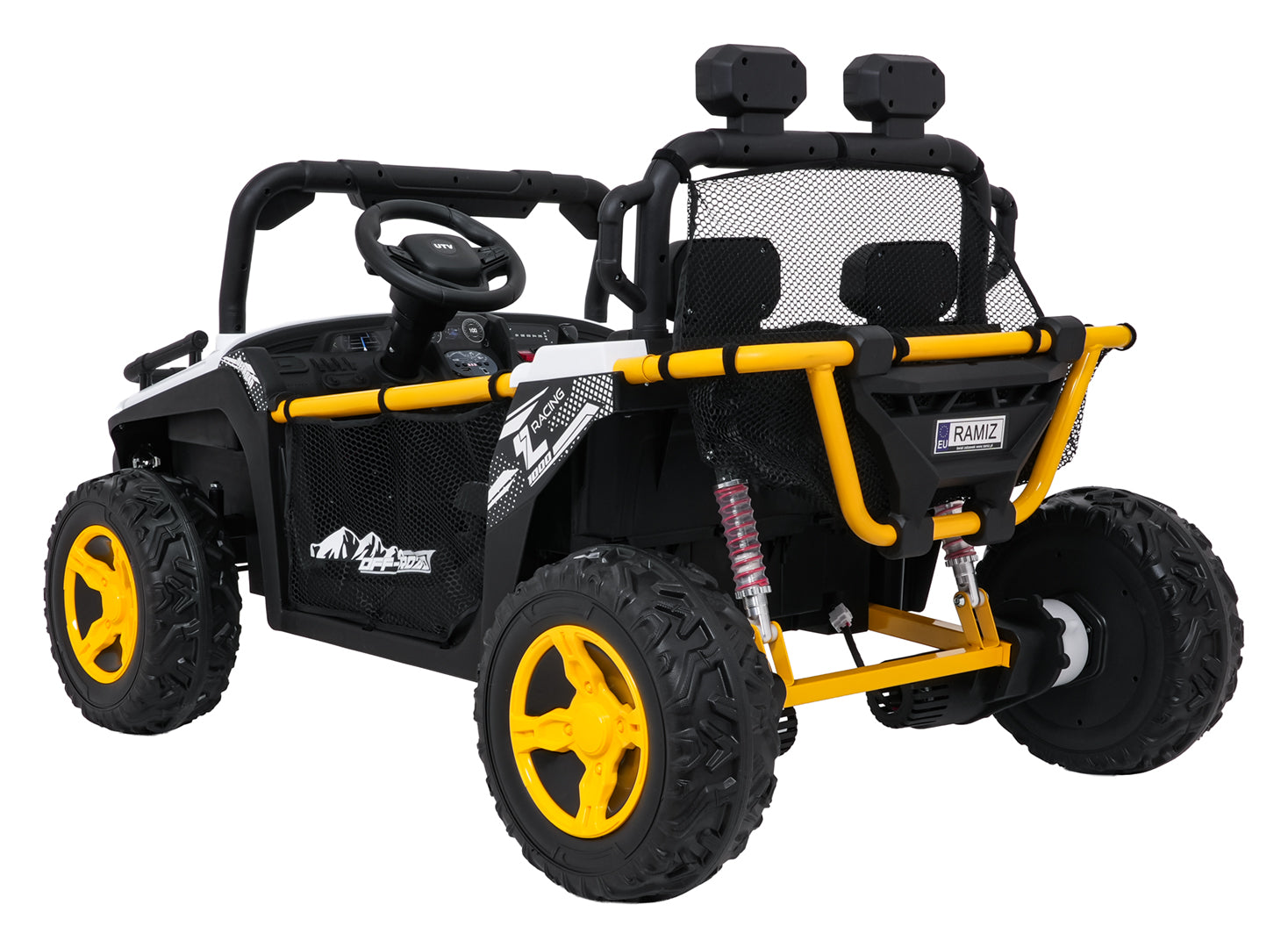 Buggy na akumulator UTV SPEED 2x80W- dvosjed - bijeli