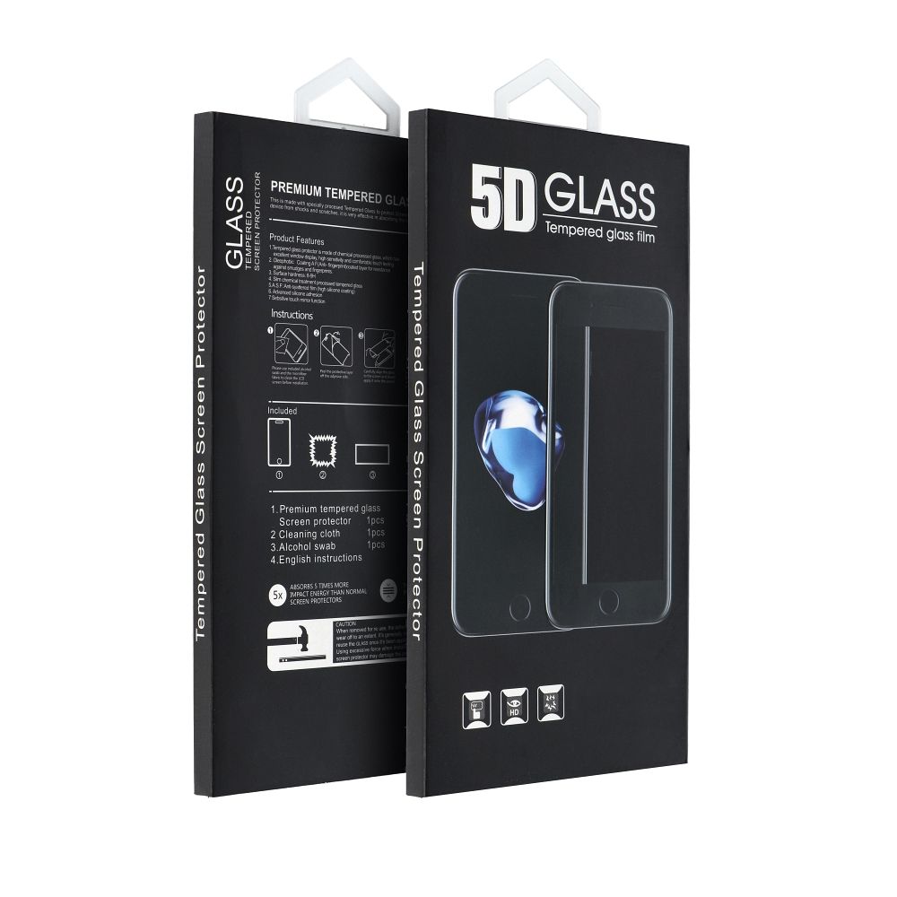 5D kaljeno staklo s punim ljepilom - za Motorola G57 POWER / G57 / G67 POWER