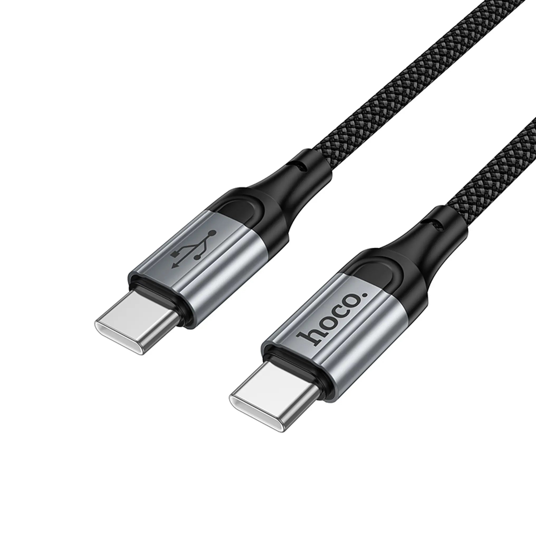 Kabel USB C na USB C Hoco PD 60W 150 cm X121 crni