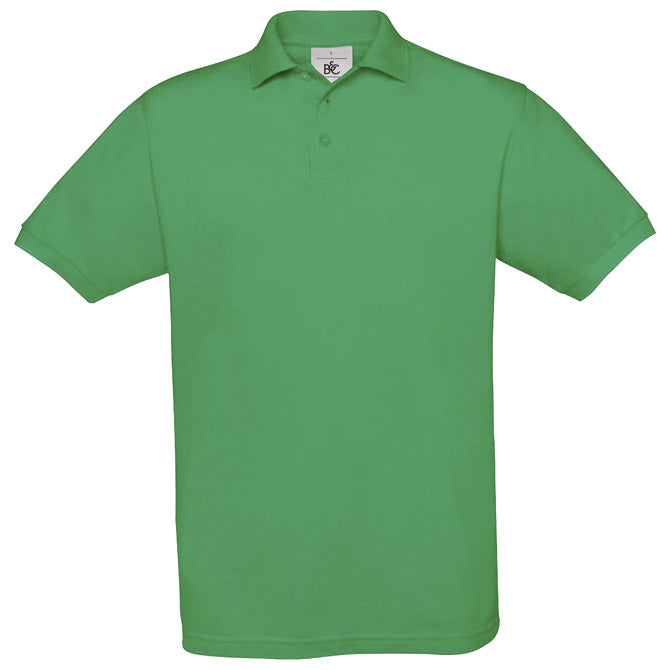 MAJICA KRATKI RUKAVI B&C SAFRAN POLO 180G TRAVA ZELENA 2XL-EOL!!
