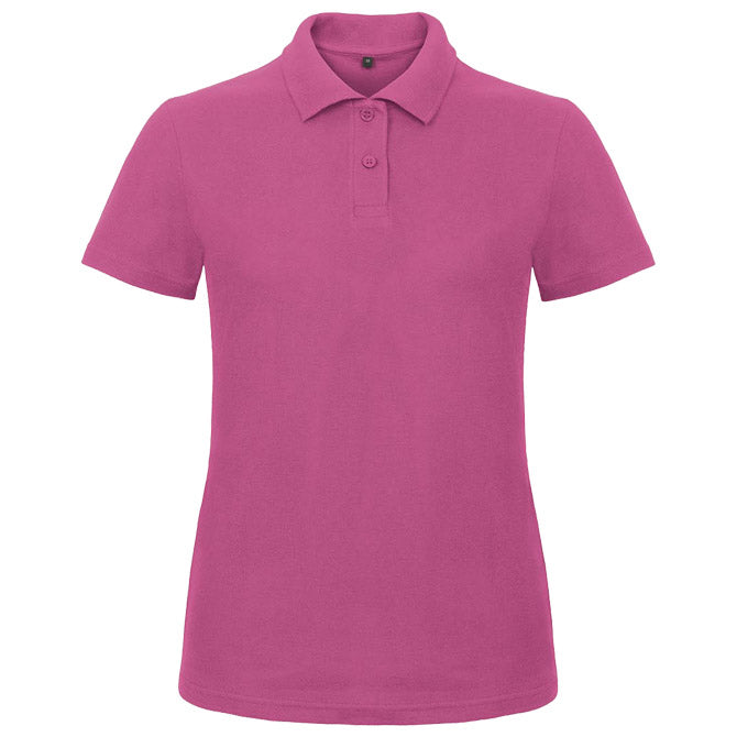 MAJICA KRATKI RUKAVI POLO B&C ID.001/WOMEN 180G ROZA M