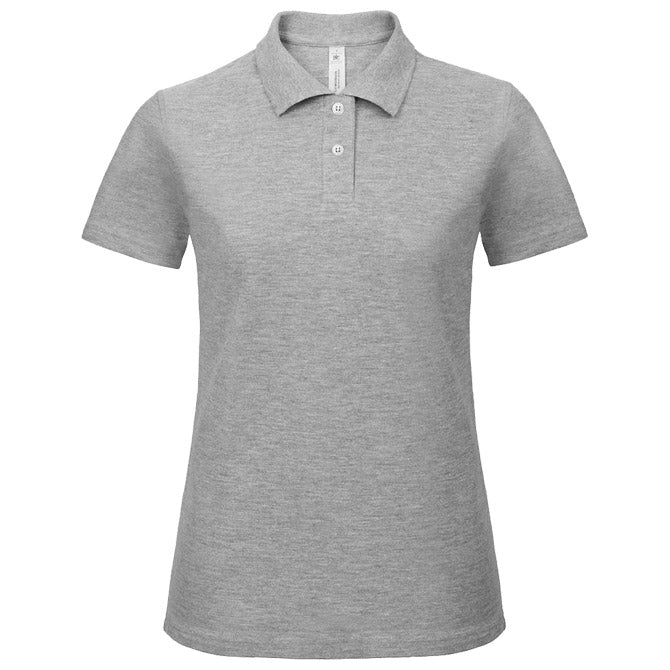 MAJICA KRATKI RUKAVI POLO B&C ID.001/WOMEN 180G SVIJETLO SIVA XL
