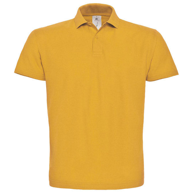 MAJICA KRATKI RUKAVI POLO B&C ID.001 180G ZLATNO ŽUTA L