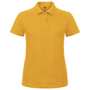 MAJICA KRATKI RUKAVI POLO B&C ID.001/WOMEN 180G ZLATNO ŽUTA S