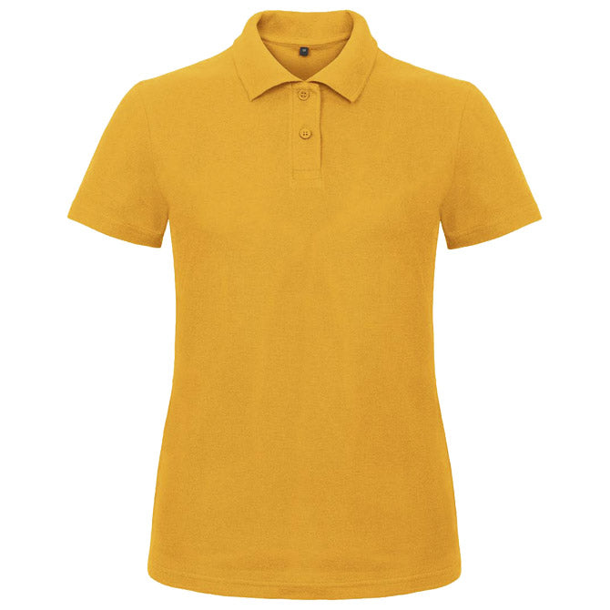 MAJICA KRATKI RUKAVI POLO B&C ID.001/WOMEN 180G ZLATNO ŽUTA L