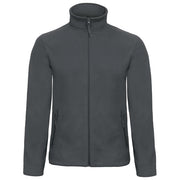 JAKNA ZIP-FLIS B&C ID.501 280G TEMNO SIVA M