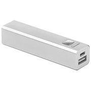 PUNJAČ ZA MOBILNE UREĐAJE ALUMINIJSKI PRIJENOSNI SREBRNI * DO ISTEKA ZALIHA