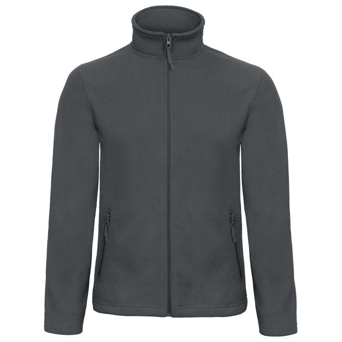 JAKNA ZIP-FLIS B&C ID.501 280G TAMNO SIVA S