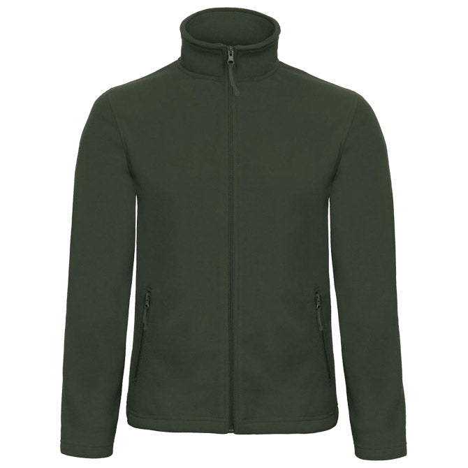 JAKNA ZIP-FLIS B&C ID.501 280G ZELENA 3XL