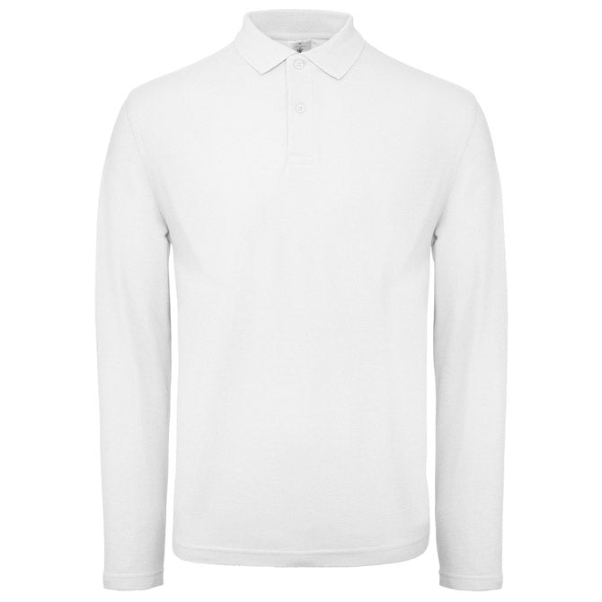 MAJICA DUGI RUKAVI POLO B&C ID.001 LSL 180G BIJELA 2XL