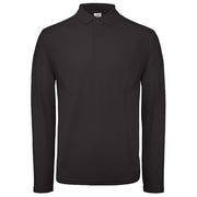MAJICA DUGI RUKAVI POLO B&C ID.001 LSL 180G CRNA XL