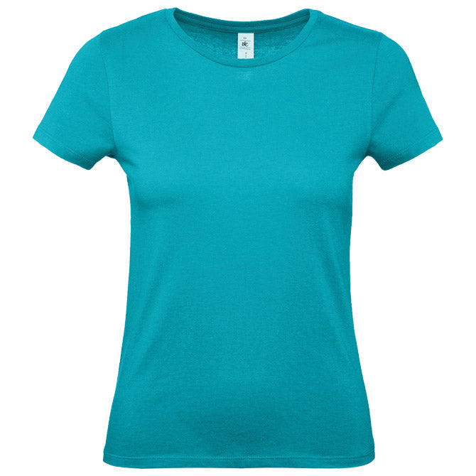 MAJICA KRATKI RUKAVI B&C #E150/WOMEN TIRKIZNA S