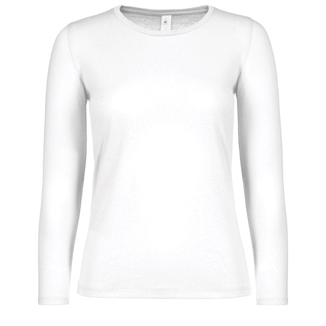 MAJICA DUGI RUKAVI B&C #E150/WOMEN LSL BIJELA XS