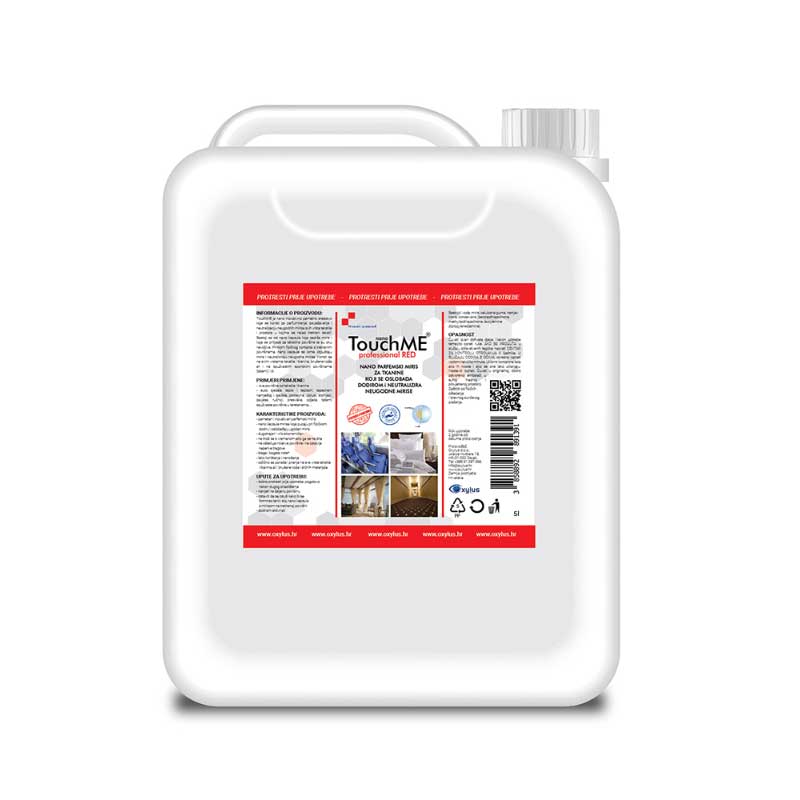 TouchME® professional RED nano parfemski miris za tekstil i osvježavanje prostora 5 L
