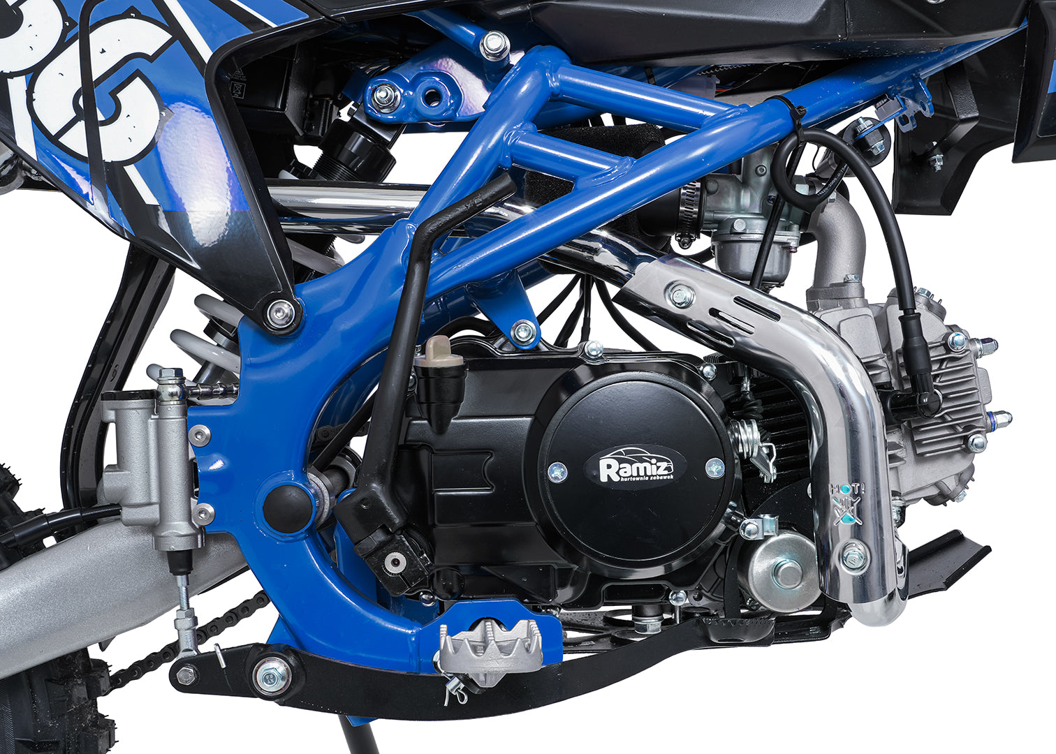 Cross motor na benzin ULTRA 66 125cc - plavi