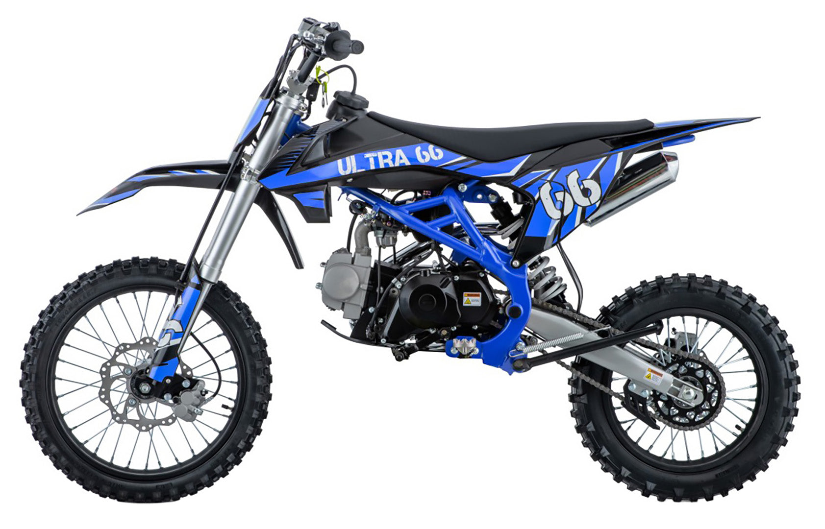 Cross motor na benzin ULTRA 66 125cc - plavi