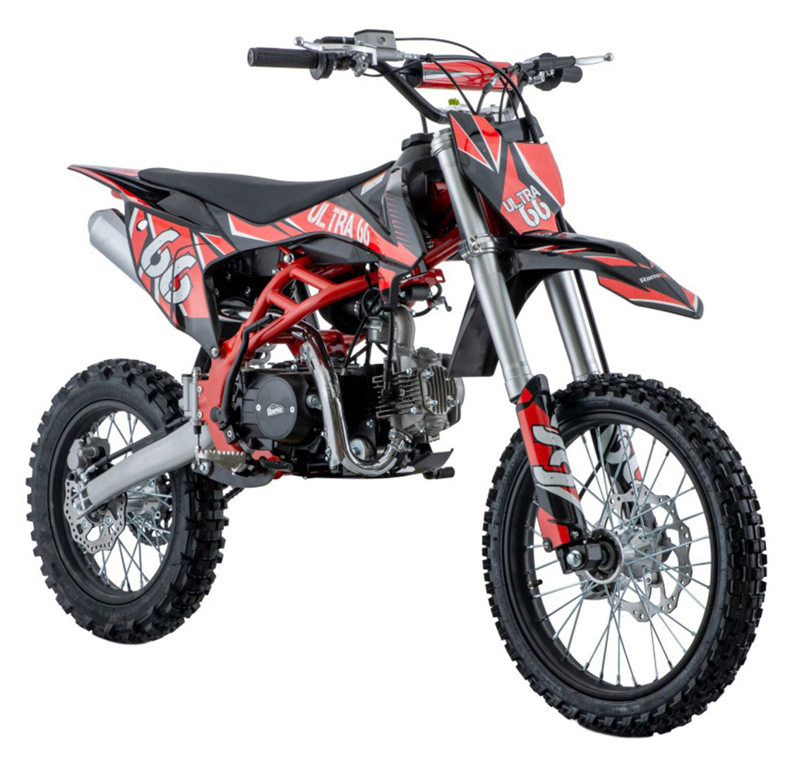 Cross motor na benzin ULTRA 66 125cc - crveni