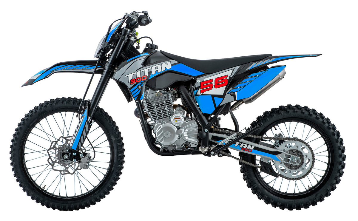 Cross motor na benzin TITAN 300cc - plavi