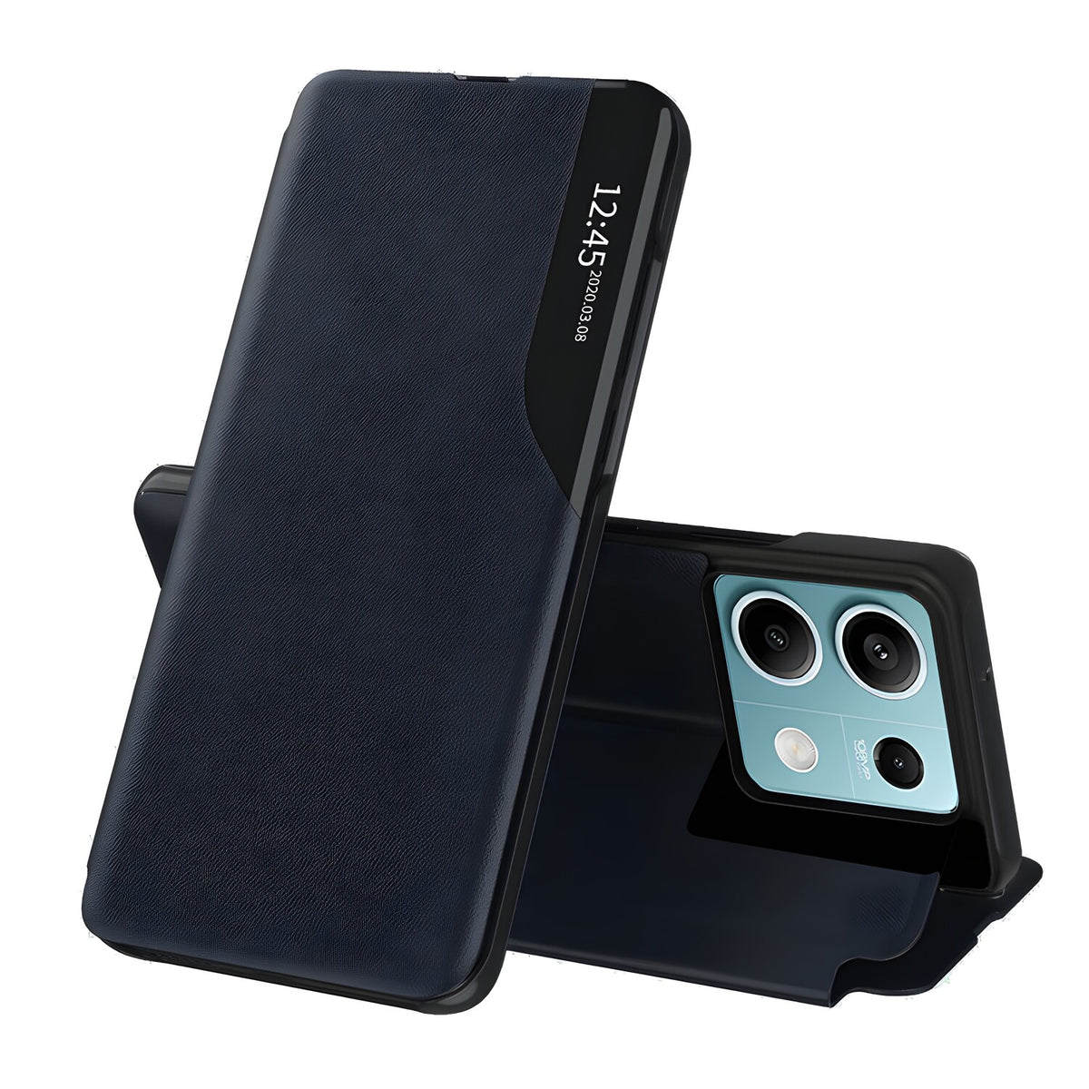 Elegantna knjižna futrola View Case za Xiaomi Redmi Note 13 - Tamno plava KP30978