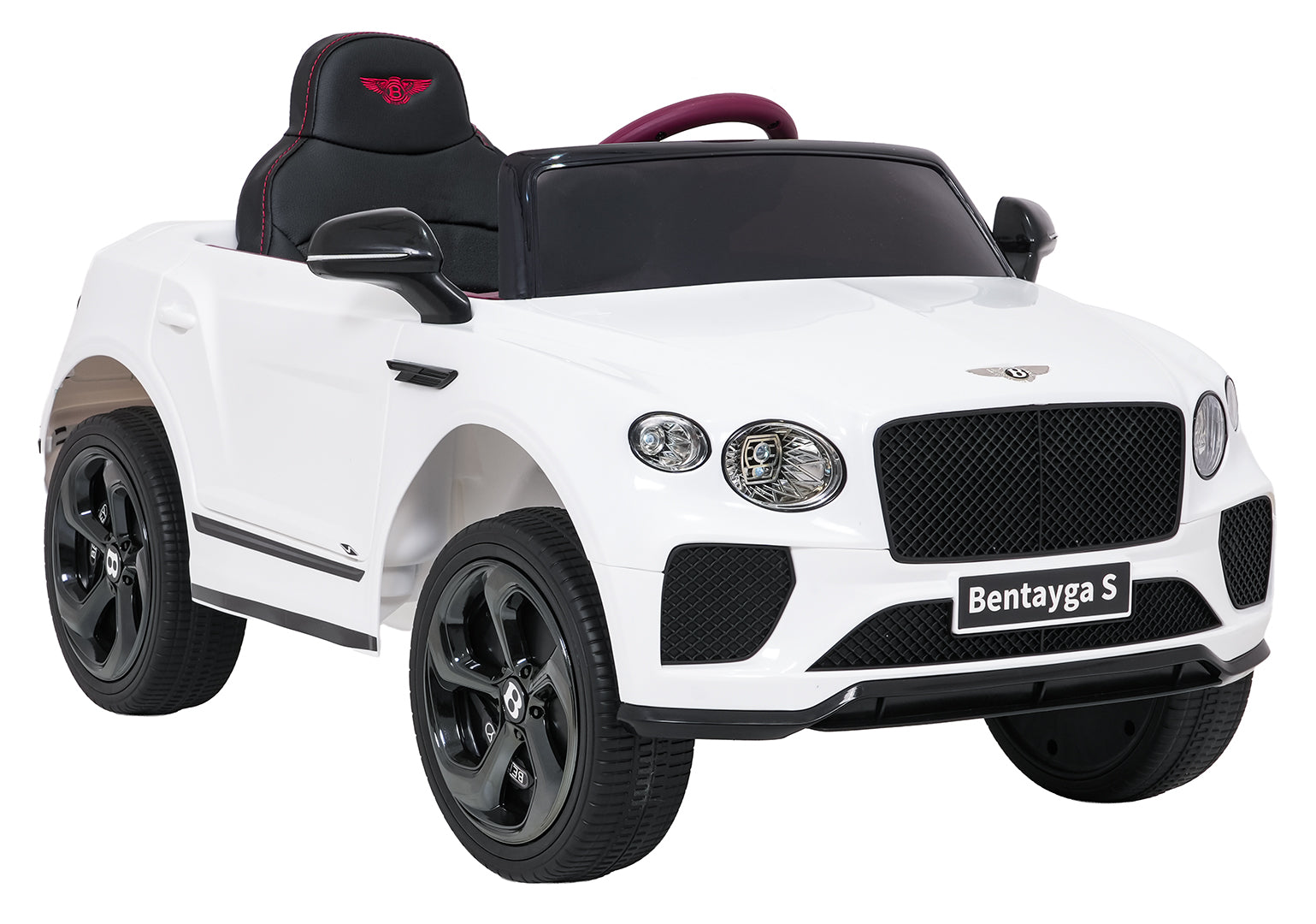 Licencirani auto na akumulator Bentley Bentayga S - bijeli